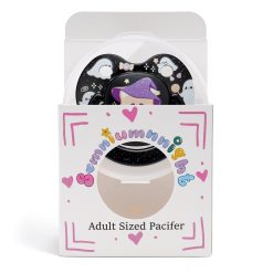 Alternative view of Halloween Bear - Somniumnight Halloween Adult Pacifier Big Size: Cute Bear Binky for Anxiety Relief - Large Shield Paci with Case Black