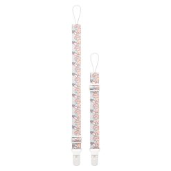 Alternative view of Adult Pacifier Clip Strap Holder: Adjustable Lanyard Loop Attachment - Pastel Smiley Rocking Horse Chick Rainbow Hearts - 17 Inch Long 3 Pack Set