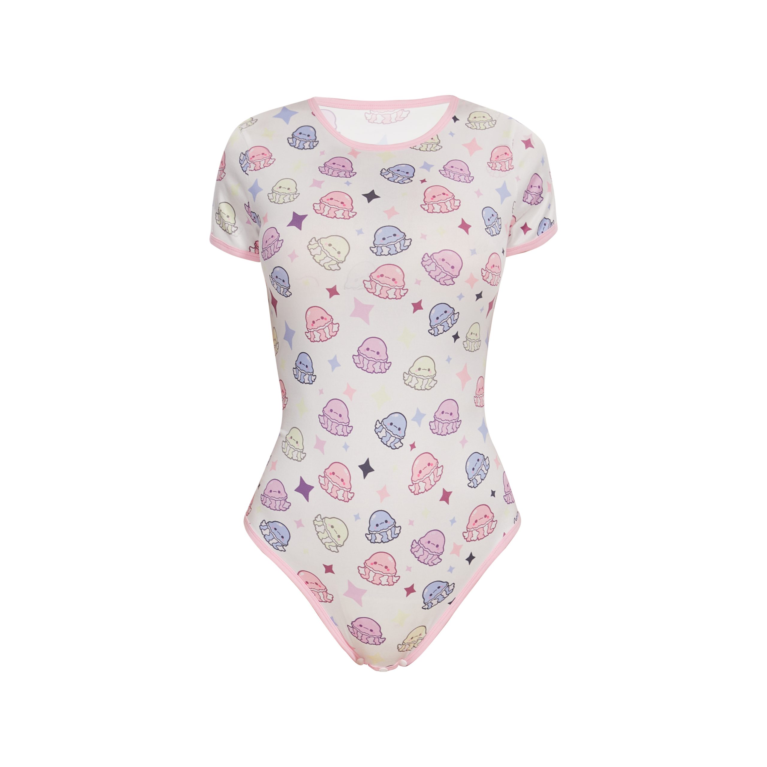 Somniumnight Adult Onesie Pjs for Women: Cute Lounge Bodysuit & Romper with Snap Crotch - Soft & kawaii Pajamas Short Sleeves - Image 6