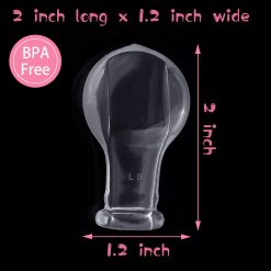 Alternative view of Somniumnight Adult Sized Pacifier Nipples: Replacement Silicone Big Teat - Value Pack 4 Pack Large Size 6