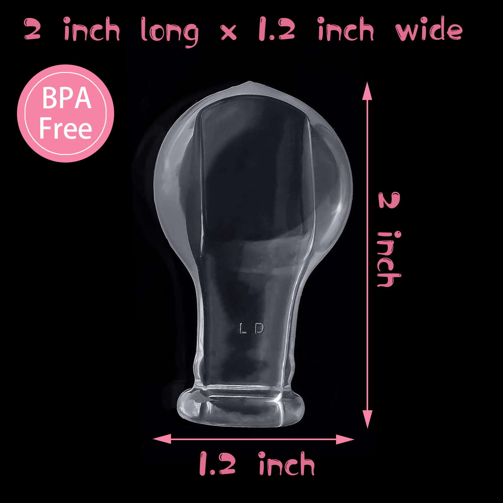 Somniumnight Adult Sized Pacifier Nipples: Replacement Silicone Big Teat - Value Pack 4 Pack Large Size 6 - Image 2