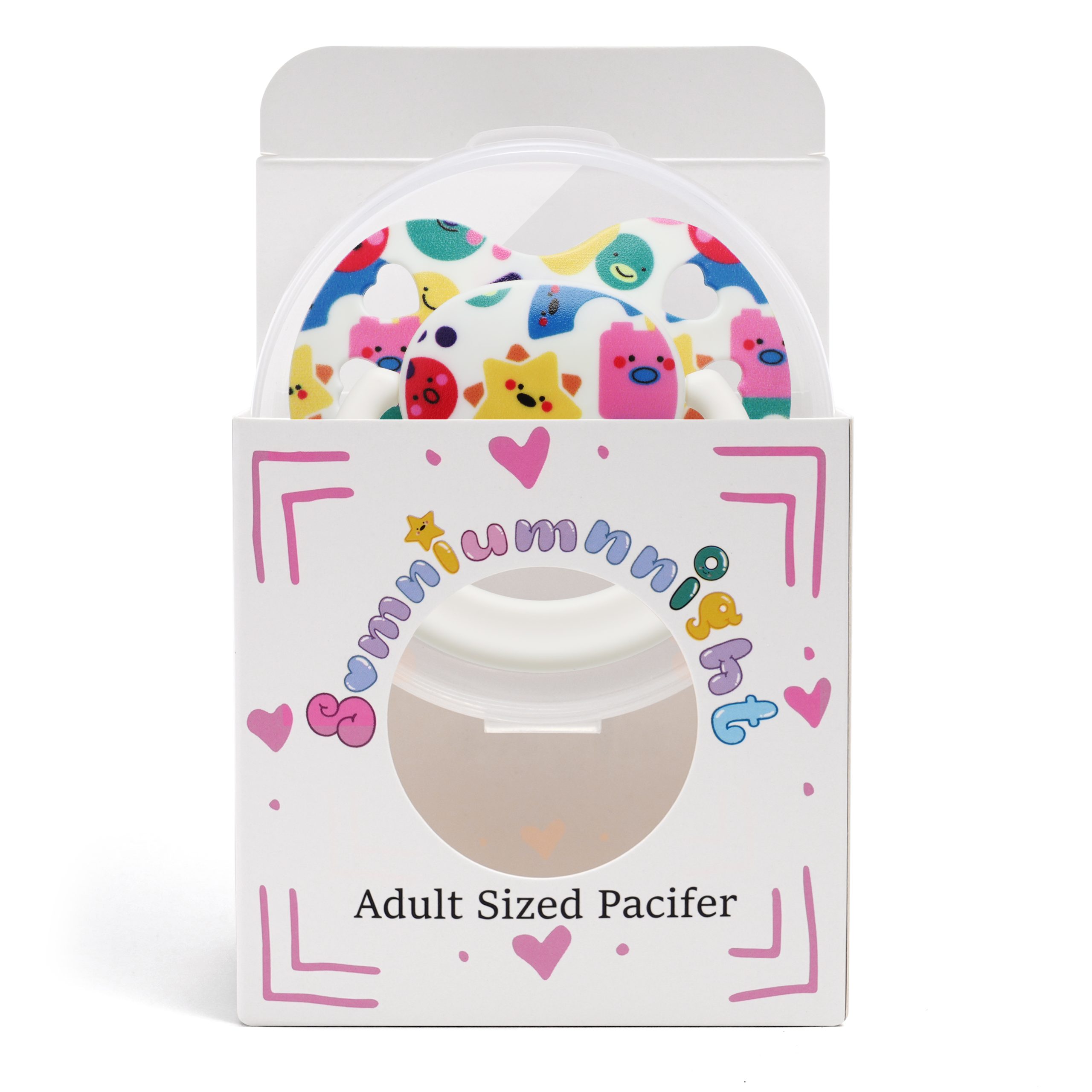 Silicone Adult Pacifier for Anxiety Relief: Large Size Binky with Stress Sensory Sleep Big Comfort - Paci for Autism Special Needs Nipple Teat Jumbo Extra as Gift - Image 2