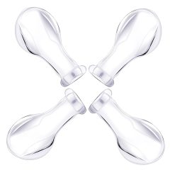 Somniumnight Adult Sized Pacifier Nipples: Replacement Silicone Big Teat - Value Pack 4 Pack Large Size 6